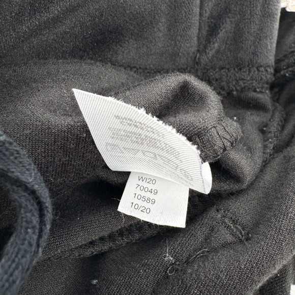 Lou And Grey For Loft XS Velour Black Pants Soft Sweat Pants Pull-On Drawstring - Picture 8 of 8